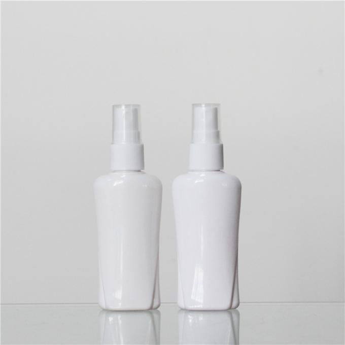 Mini small 50ml Oblate Plastic PET Spray Bottle For Cosmetic Container