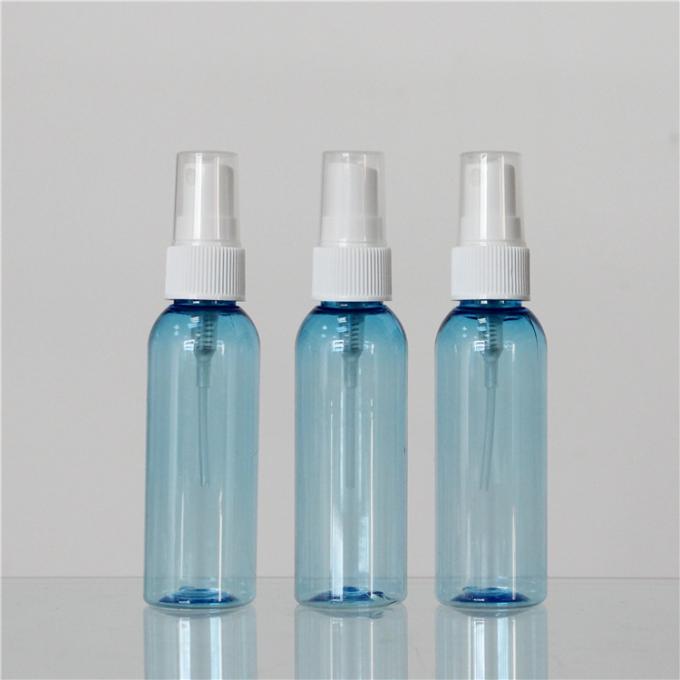 White 60ml Round Cosmetic Plastic Bottle Sprayer OEM Printing