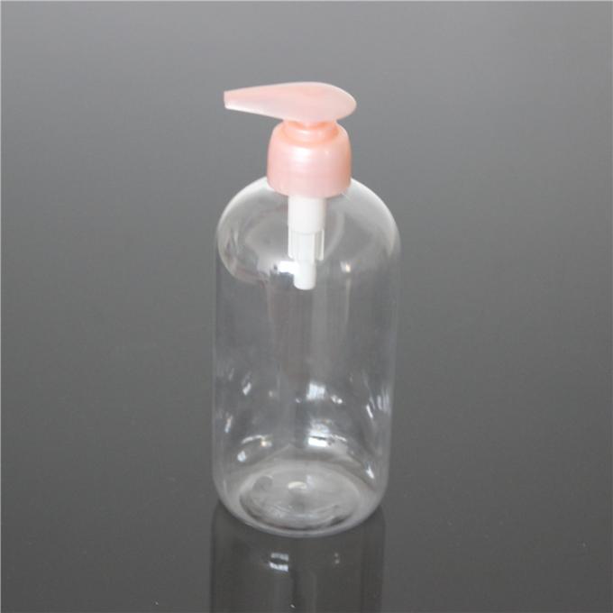 Clear Empty Plastic Cosmetic Bottles Hand Washing Bottles With Pump