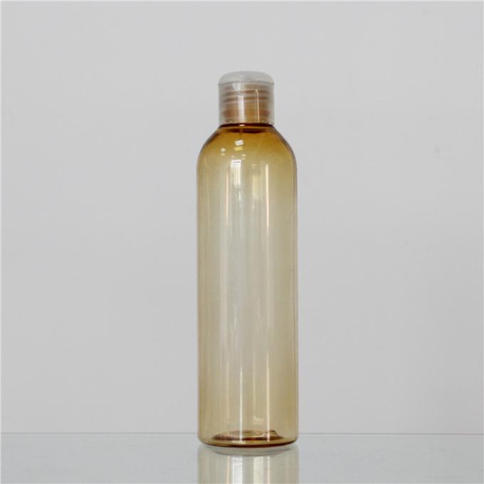 Round Shape Plastic Cosmetic Bottles , 250ml Plastic Bottle 28mm Neck Size