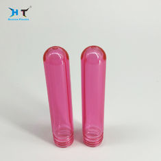 China Lotion Body Gel Container Bottle Plastic PET Preform Red Color High Transparency factory
