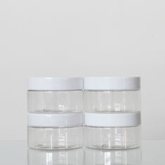 China 68mm Wide Mouth Cosmetic Jars , Cosmetic Cream Pet Plastic Container factory