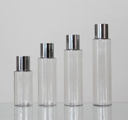 China 24mm Neck Size Round 60/80/100/120ml Plastic Lotion Cosmetic Bottle With Spray Lid factory