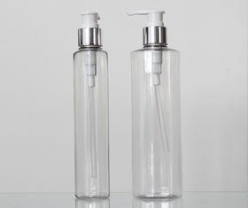 China 250ml Empty Plastic PET Clear Lotion Cosmetic Bottle Can Be Any Color factory
