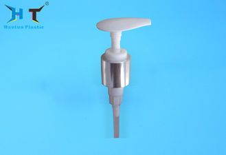 China 28 / 410 Plastic Silver And Gold Press Pump Dispenser Aluminum Closure factory