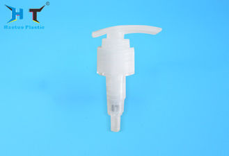 China Ribbed Shampoo Soap Dispenser , Economic Press Pump Dispenser White Color factory