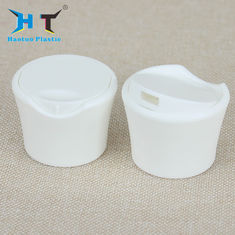 China White Plastic Press Disc Top Cap , 28 410 Cap Polish Surfacee SGS Approved factory
