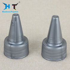China Small Plastic Push Pull Caps 28mm 32mm For Hair Liquid Dispensing Bottle factory