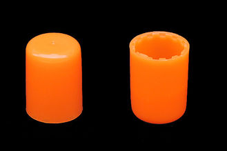 Solid Orange Plastic Bottle Screw Caps Cosmetic Cream Bottle Screw Lid