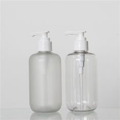 China Custom Color Polish Or Frosted PET 250ml Plastic Pump Bottles For Shampoo factory