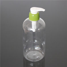 China Clear Empty Plastic Cosmetic Bottles Hand Washing Bottles With Pump factory