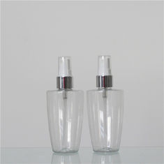 China PET Material Plastic Cosmetic Bottles , Plastic Lotion Bottles With Lids factory