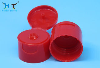 24/410 Red Color Polish Round Cosmetic Plastic Bottle Screw Flip Top Cap