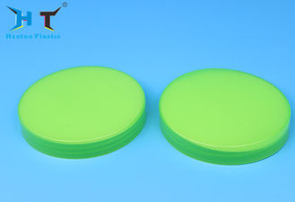 China 105mm 16g Wide Mouth Cap , Durable Plastic Jar Caps Color Spray Painting factory
