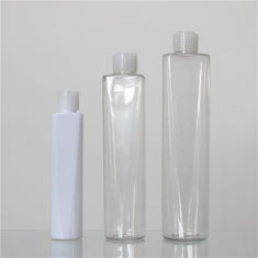 Luxury White PET Cosmetic Bottle , Cosmetic Pump Bottles 120ml 300ml 400ml
