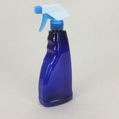 China 500ml Blue Garden PET Plastic Cosmetic Bottles Trigger Sprayer Logo Allowed factory