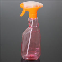 Home Transparent 500ml Plastic Bottle Custom Logo With Trigger Sprayer
