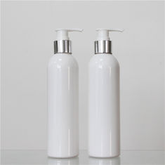 Round Shape Plastic Cosmetic Bottles , 250ml Plastic Bottle 28mm Neck Size