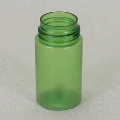 China Empty Wide Mouth 100ml Green Frosted PET Foam bottle Plastic Cosmetic Packaging factory