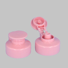 28 / 400 Plastic Screw Flip Top Lids Wear Resistant For Dish Washing Bottle
