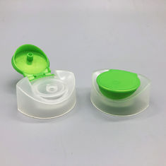 China 200ml Shampoo Bottle Flip Top Bottle Lids Double Color Oval PP Flip Top Caps factory