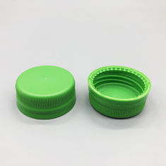 China Beverage Ribbed Plastic Water Bottle Caps Non Refillable With Liner factory