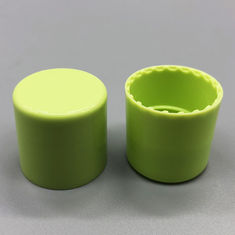 China 24/415 Plastic Bottle Screw Caps Green Color Foam Liner Or Induction Liner factory