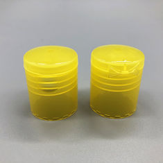 China 22/415 Orange and Yellow Color Polish Dispenser Flip Top Bottle Cap factory