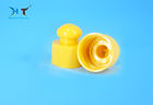 Yellow Sports Water Bottle Plastic Push Pull Caps , 28mm Push Pull Cap supplier