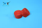 PE 38mm Size Plastic Red Color Screw Anti-Theft Cap For Bottle With Ribbed supplier