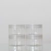 68mm Wide Mouth Cosmetic Jars , Cosmetic Cream Pet Plastic Container supplier