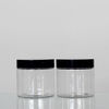 Customized Design 180ml Clear Plastic Wide Mouth Jars Aluminum Or PP Cap supplier