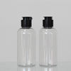 Cosmetic 145ml Transparent Color Plastic Round Bottles With Different Type Of Cap supplier