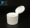 White Round PP Plastic Jars 120 Gram Moisture Proof With Flip Top Cap supplier