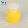 Non Spill Plastic Push Pull Caps , Pink Green Yellow Plastic Screw Cap Covers supplier