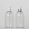 Plastic PET Hand Washing Bottle 500ml Liquid Soap Bottle With White Pump supplier