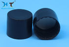 20 / 410 Black Plastic Screw Caps Non Spill Foam Liner Or Indcution Liner supplier