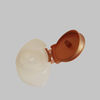 Double Color Flip Top Plastic Caps Oval Shape For 400ml Shampoo Bottle supplier