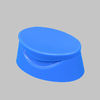 Oval Shape Plastic Flip Top Caps , 6.8g Skin Care Bottle Cap Flip Top supplier