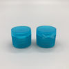 20 / 410 Flip Top Bottle Lids Clear Blue Color Ribbed Free Samples Available supplier