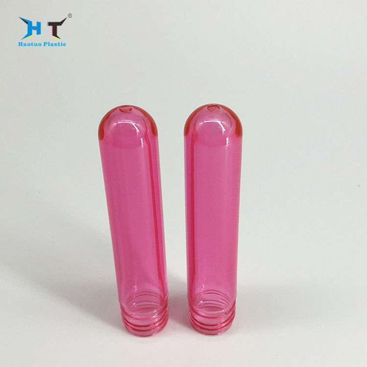 Lotion Body Gel Container Bottle Plastic PET Preform Red Color High Transparency supplier