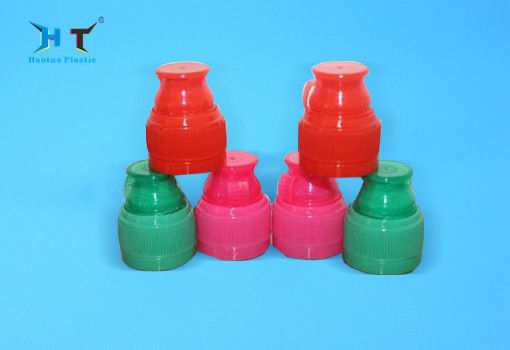 Sports Plastic Water Bottle Caps 28mm Neck size With Double Safety Ring Pull