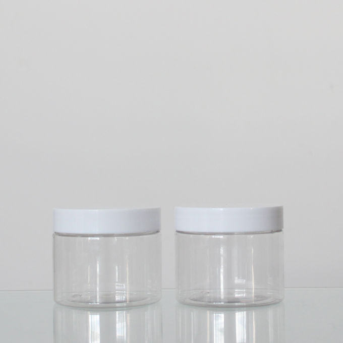 Any Color PET Plastic Jars 68mm Mouth Size 150ml Accept Custom Logo