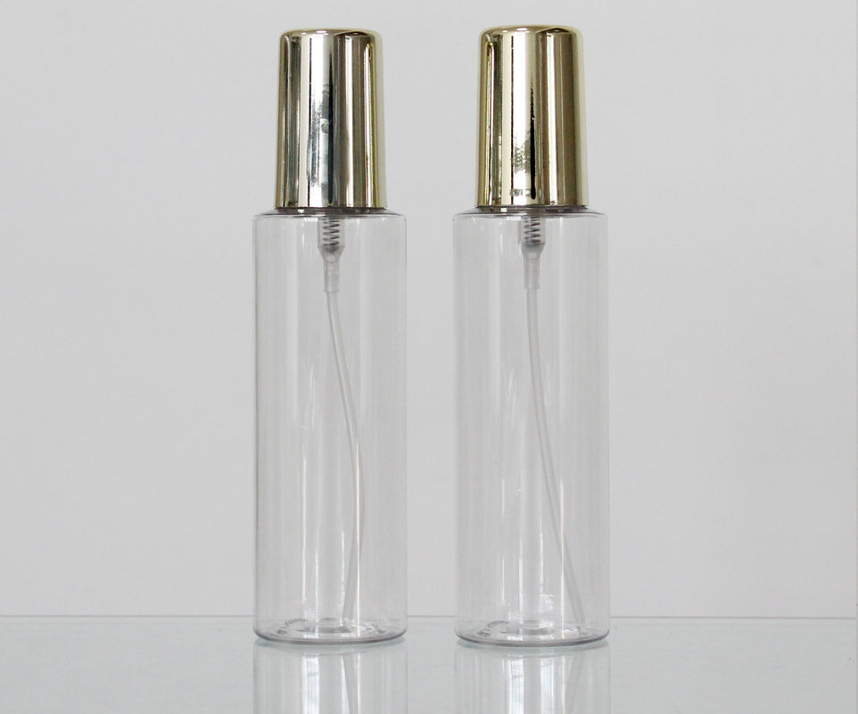 Custom Color Cosmeitc 120ml Empty Plastic Bottle Of Perfume With Pump supplier