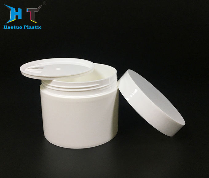 Skin Care Cream 200ml Plastic Jars , Empty Plastic Jars OEM Service
