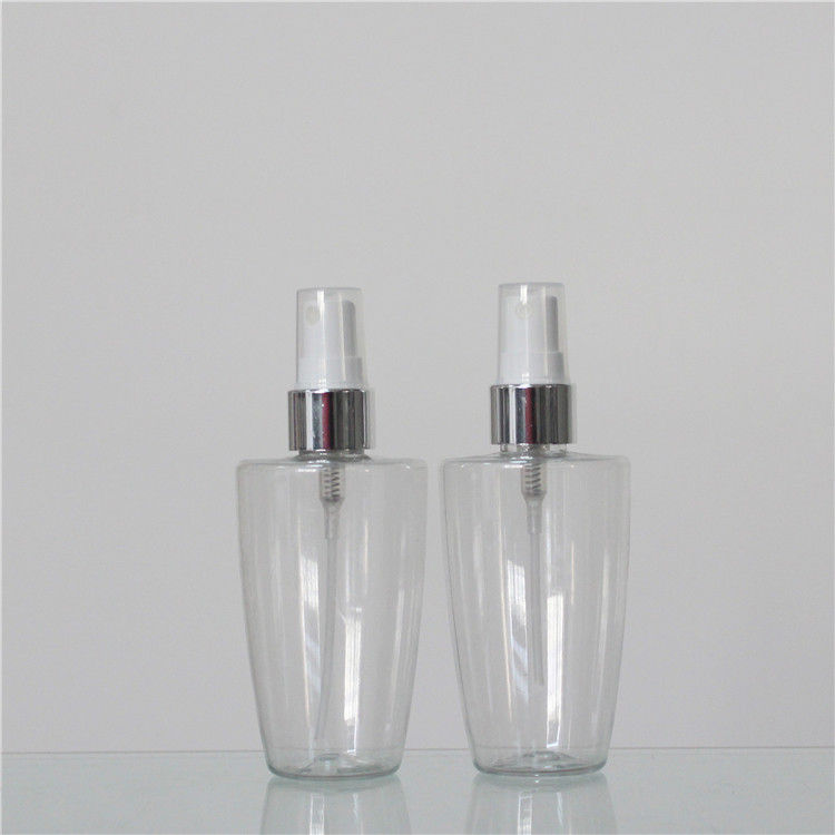 PET Material Plastic Cosmetic Bottles , Plastic Lotion Bottles With Lids supplier