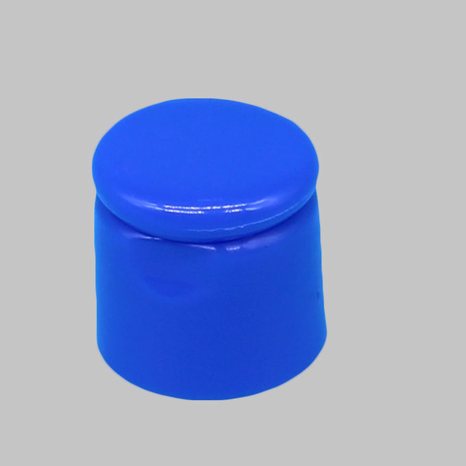 Transparent Blue 24 410 Flip Top Cap Non Spill For Hand Cream Bottle