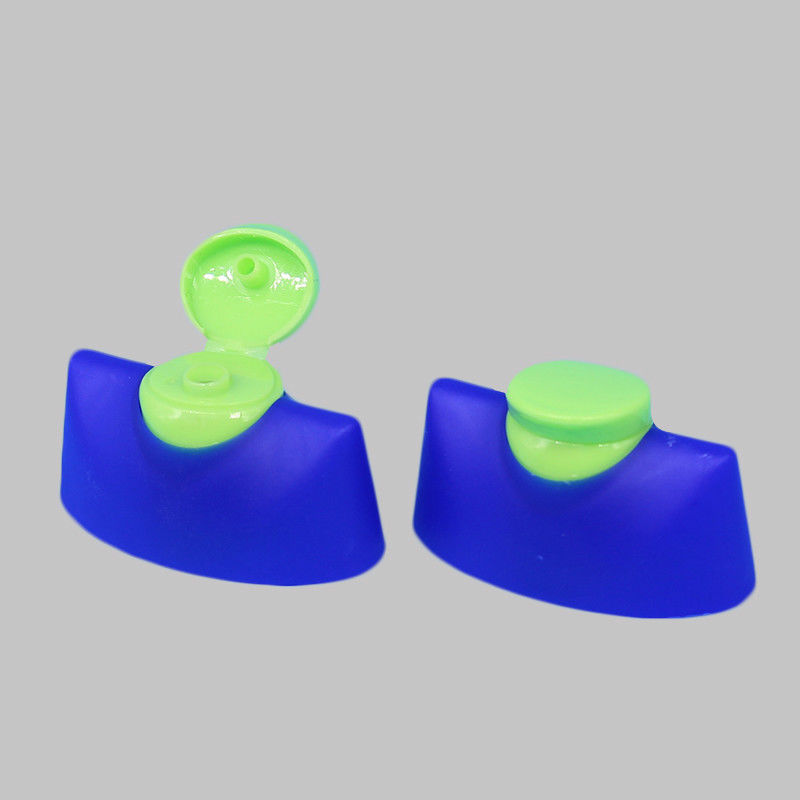 Matt Surface Bottle Flip Cap Double Layer Colored Flat Shoulder Caps supplier