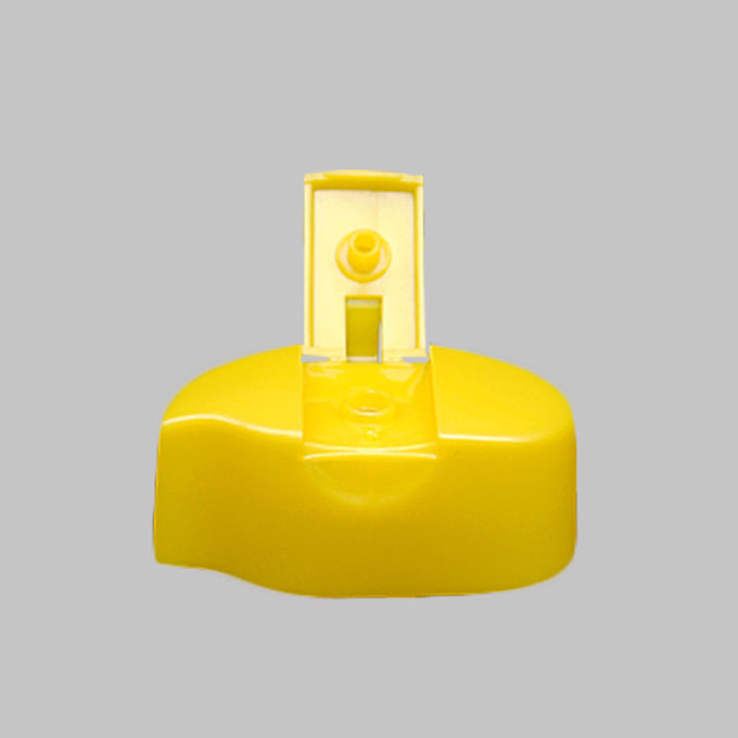Plastic Yellow 200ml Shampoo Bottle 18mm Snap Neck Size PP Flip Top Cap Lids