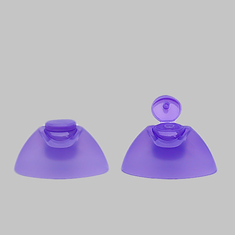 22mm Snap Neck Plastic PP Double Color Flip Top Caps For Shampoo Bottle supplier